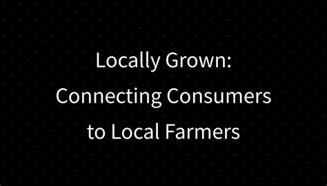 Connecting with Your Local Farmers Agent