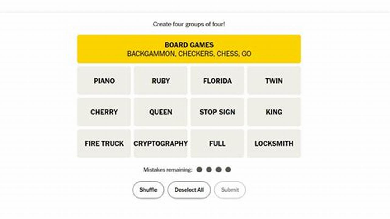 Connections April 14 2025
