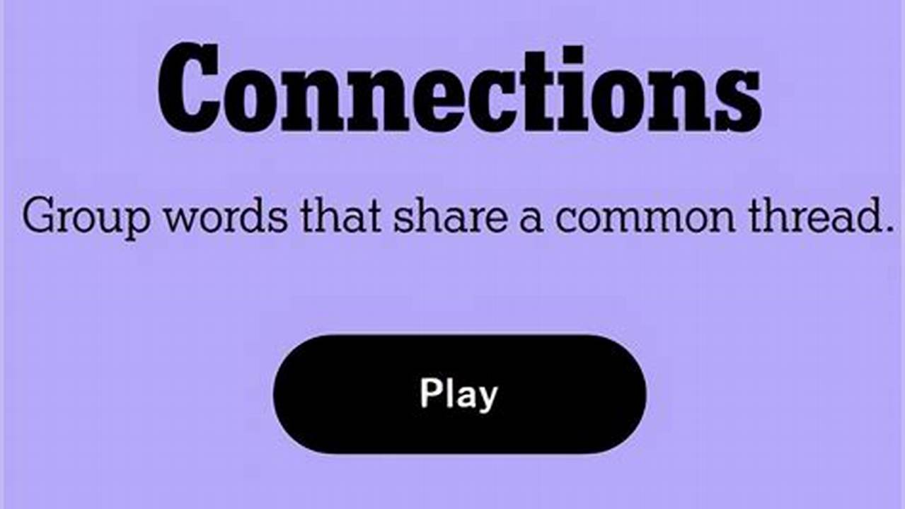 Connections Hints Dec 6 2024 Pdf Download