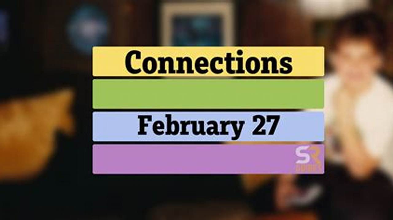Connections Hints Feb 1 2024