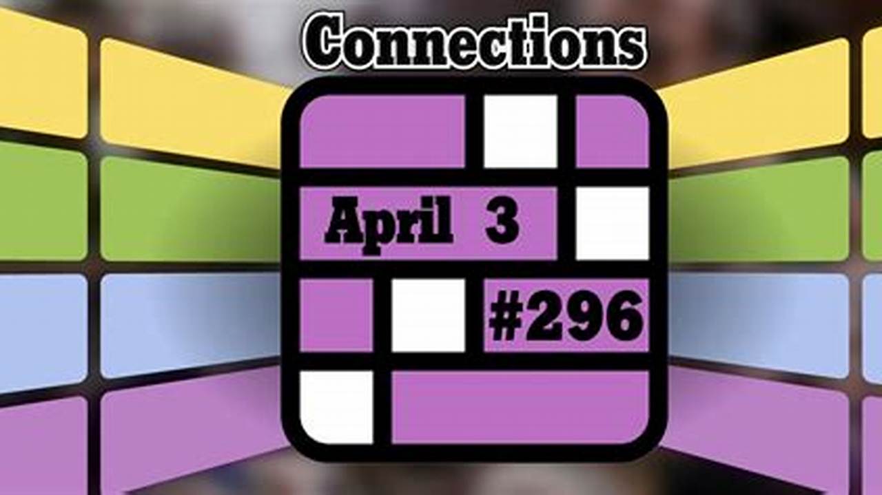Connections Hints For April 3 2024