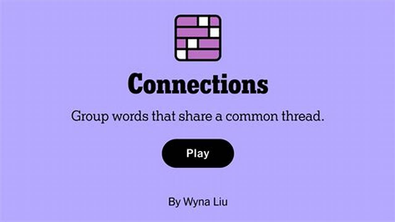 Connections November 28 2025
