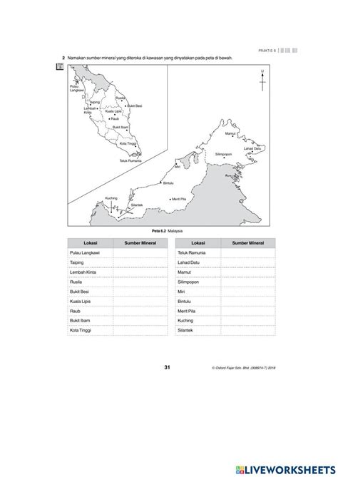 Conquer Geografi Tingkatan 3 Worksheet