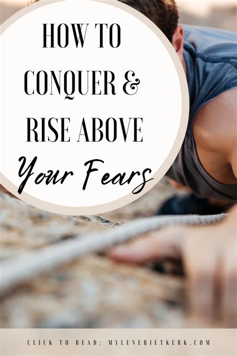Conquer Your Fears