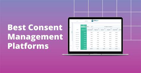 Consent management platforms
