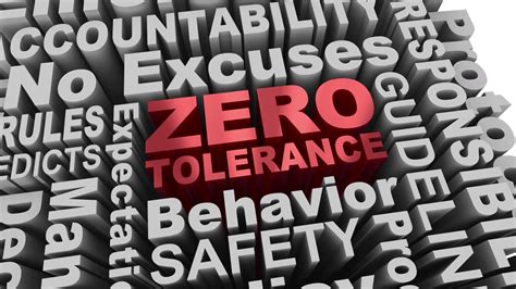 Consequences of Zero Tolerance Policy