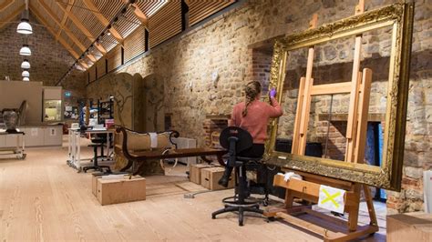 Conservator in a studio