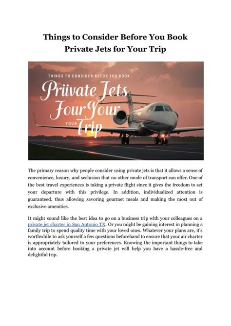 Consider Before You Book