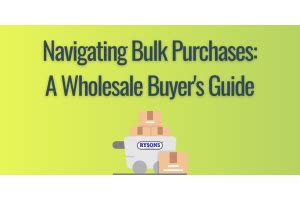 Consider Bulk Purchases