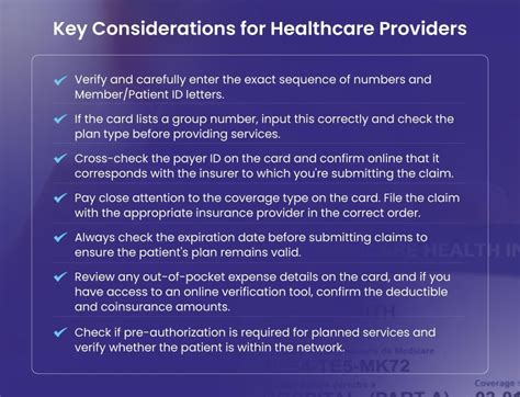 Considerations Healthcare Providers