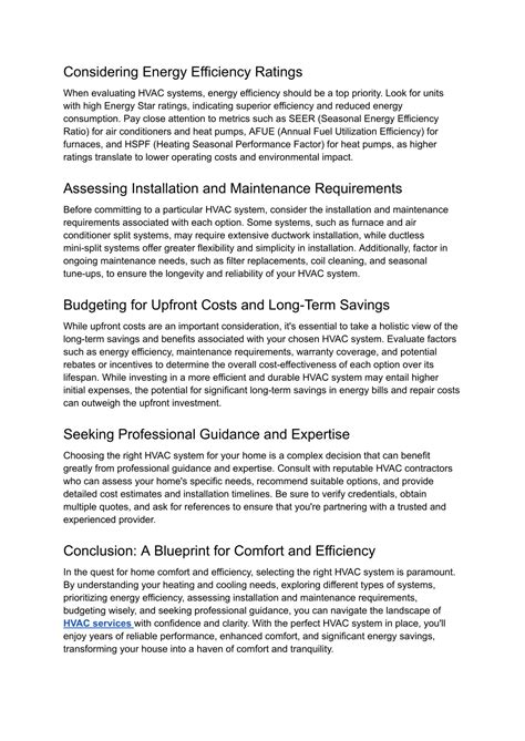 Considering Energy Efficiency and Maintenance