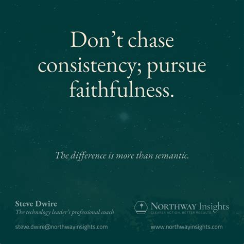 Consistency and Faithfulness