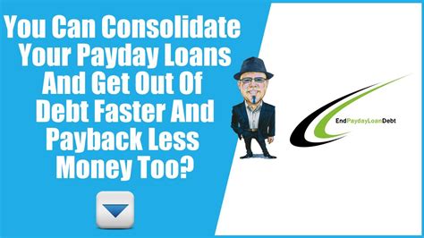Consolidate Payday Advances