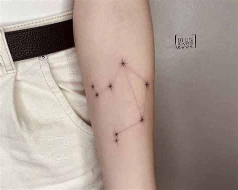 Constellation Tattoo Libra