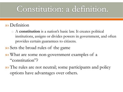Constitution Definition D&D