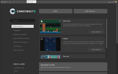 Construct 3 Game Development Software