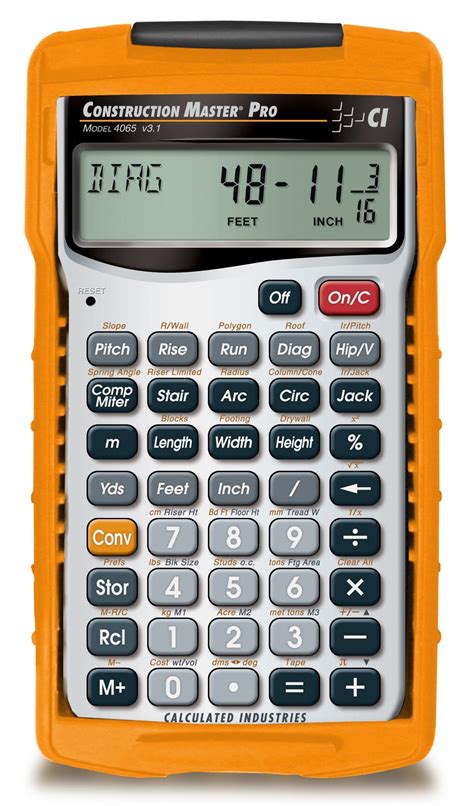 Master Your Construction Calculations with the Comprehensive Construction Master Pro Calculator Manual