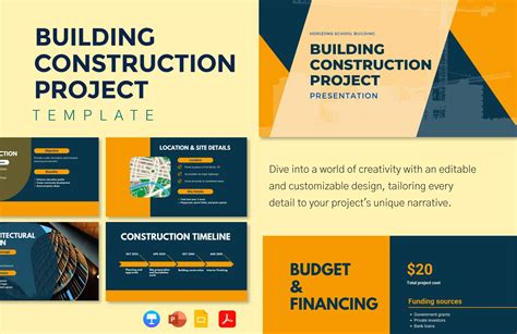 Construction Project Powerpoint Template