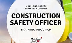 Construction Safety Officer Training Programs