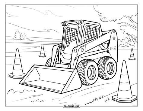 Construction Vehicles Coloring Pages