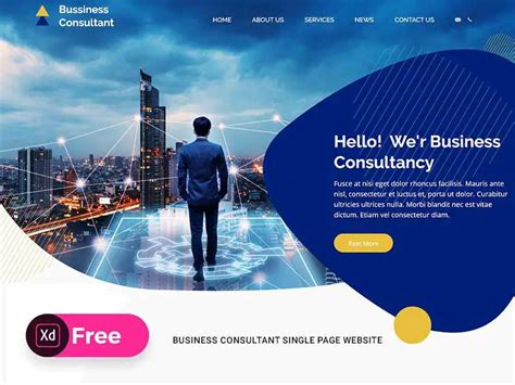 Consultancy Website Template Free Download