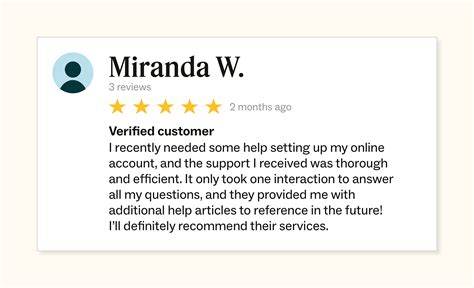 Consumer reviews