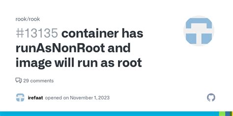 Container Has Runasnonroot And Image Will Run As Root