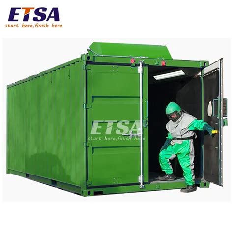 Container Sandblasting Room