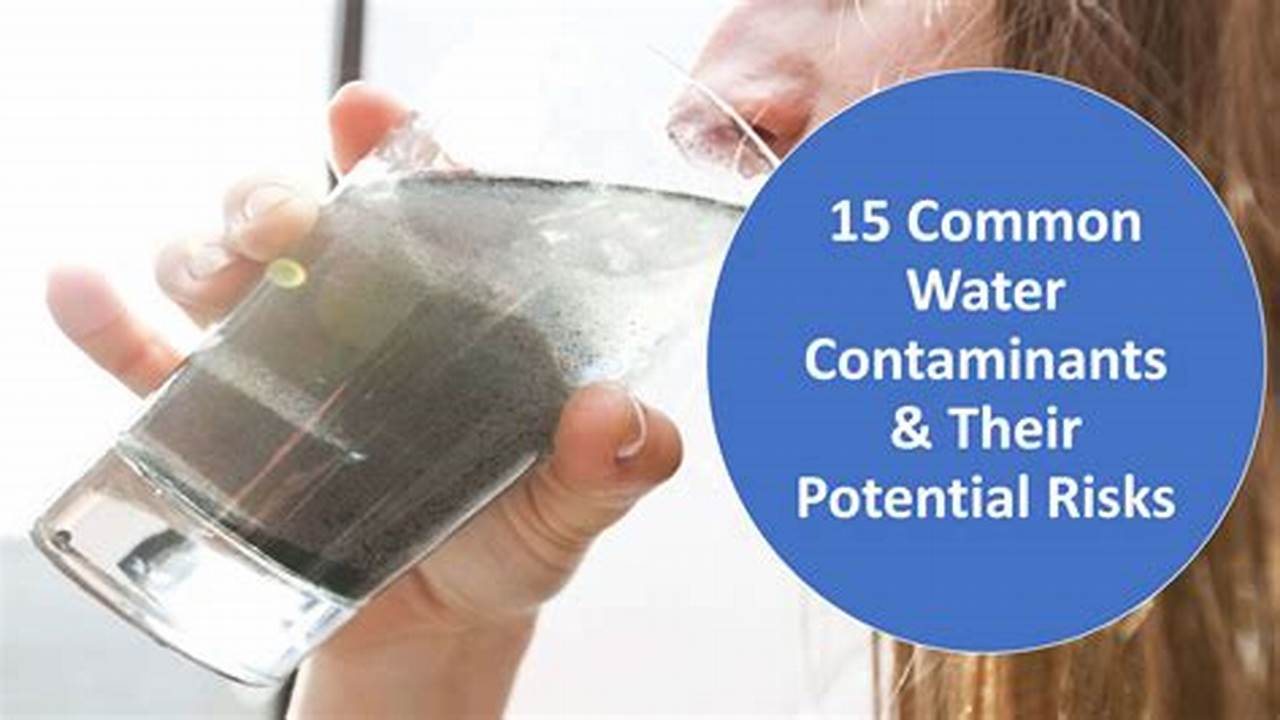Contaminant Removal, Water