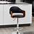 Contemporary Swivel Bar Stools With Back