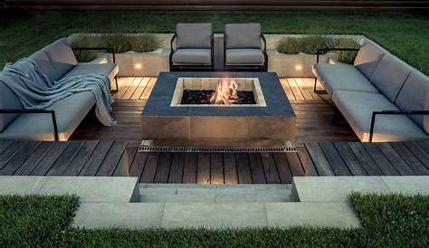 Contemporary And Stylish Firepit Design: Elevate Your Outdoor Space With Sleek And Modern Concepts For A Warm Atmosphere