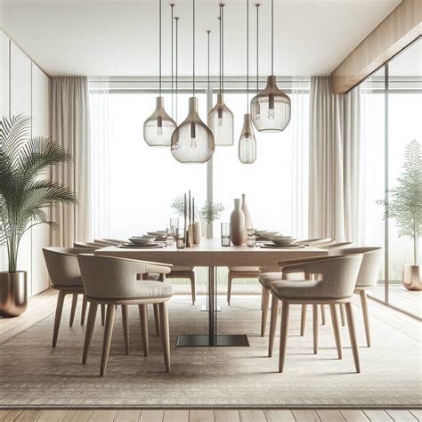 Contemporary Dining Room Table Materials