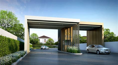 Contemporary Entrance Gate Designs For Residential Complex