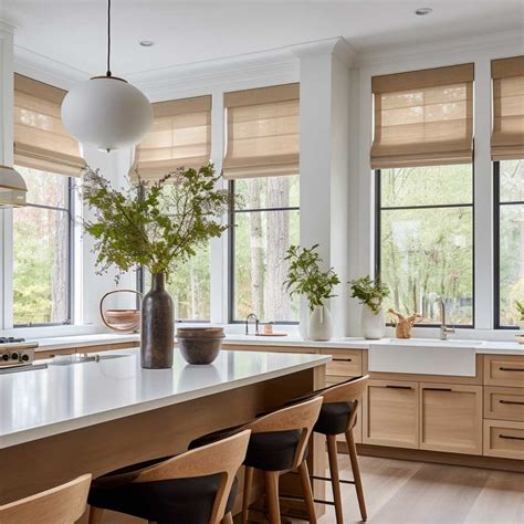 Contemporary Modern Kitchen Window Treatments
