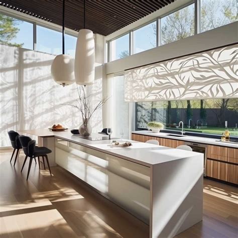 Contemporary Window Treatments For Kitchen