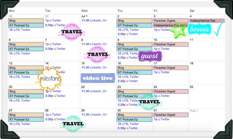 Creating Useful Content Calendars
