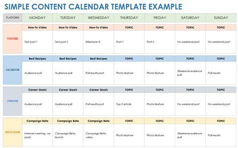 Content Calendar