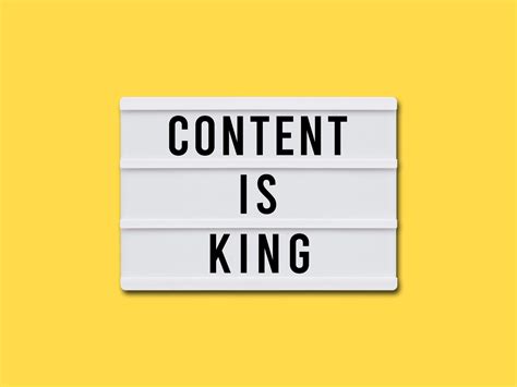Content Quality is King