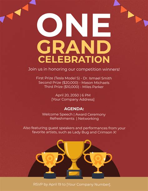 Contest Flyer Template