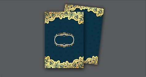 Contoh Cetak Dalam Menggunakan Warna Emas Pada Undangan Pernikahan
