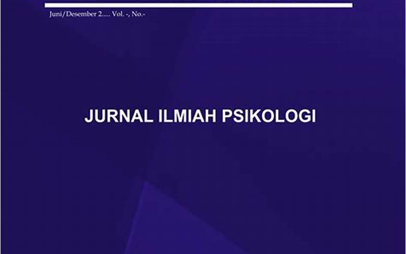 Contoh Cover Review Jurnal Psikologi