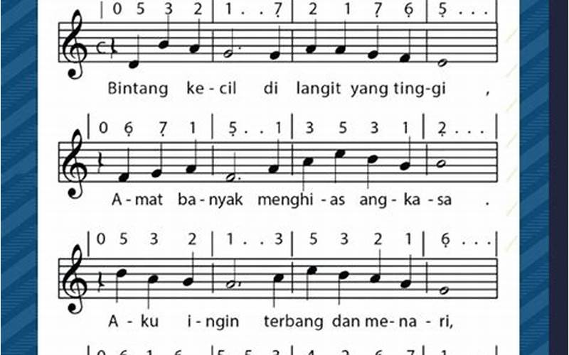 Contoh Lagu Indonesia Bertangga Nada Mayor