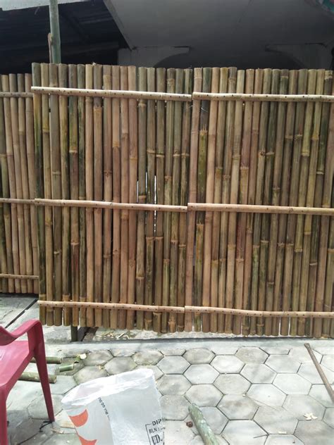 Contoh Pagar Bambu Keren Contoh Pagar Bambu Keren Jenis Bambu Di | My