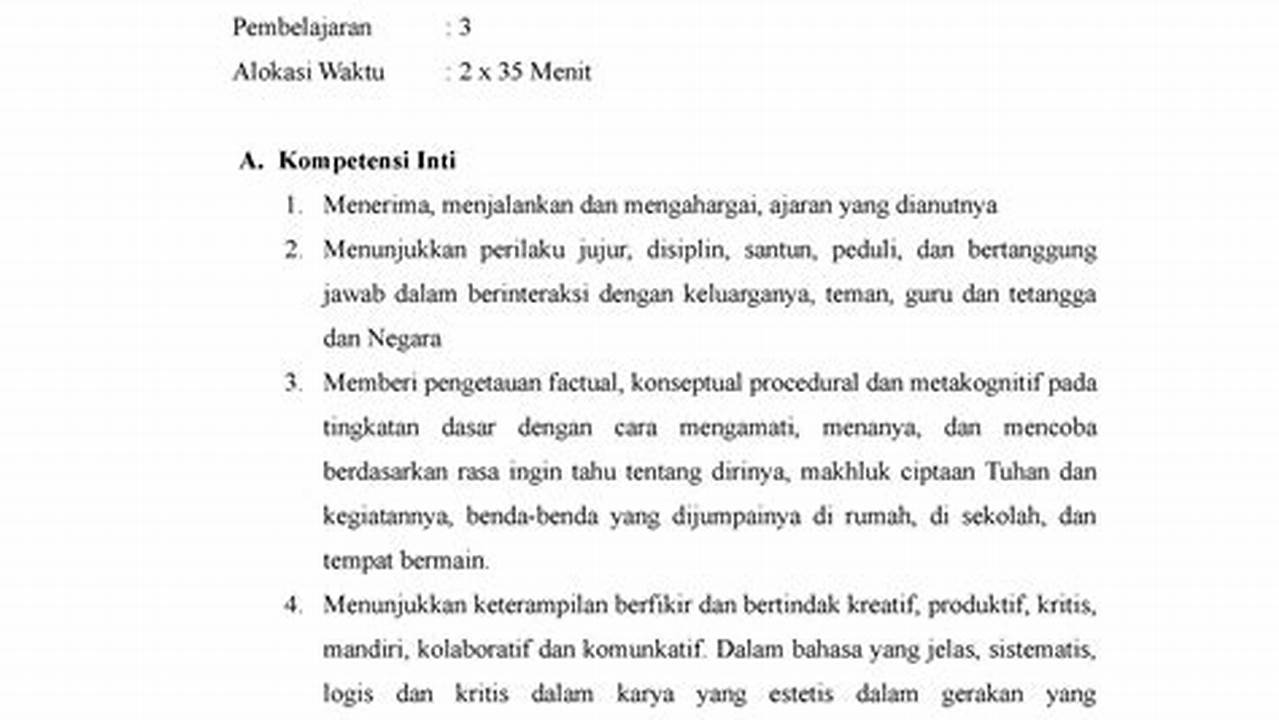 Contoh RPP Dan Modul Ajar Yang Baik, Modul