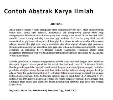 Contoh Abstrak Proposal Tesis