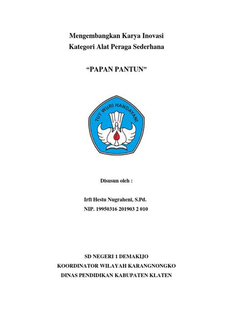 Contoh Alat Peraga Pantun