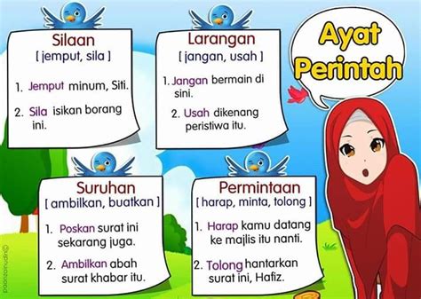 Contoh Ayat Perintah