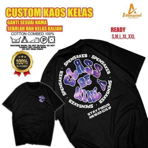 Contoh Baju Kelas Simple Tapi Bagus