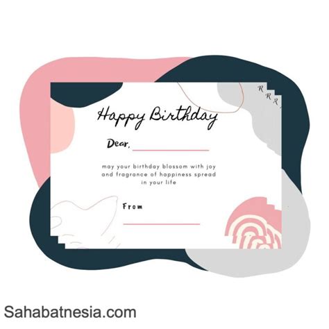 Contoh Birthday Card
