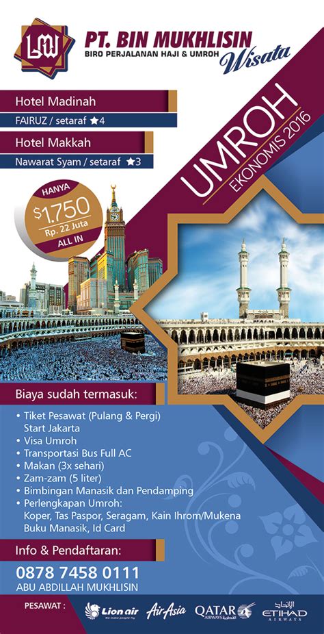 Contoh Brosur Umroh